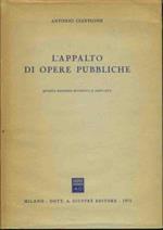 L' appalto di opere pubbliche