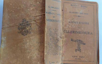 Manuale e tavole di Celerimensura - Giuseppe Orlandi - copertina