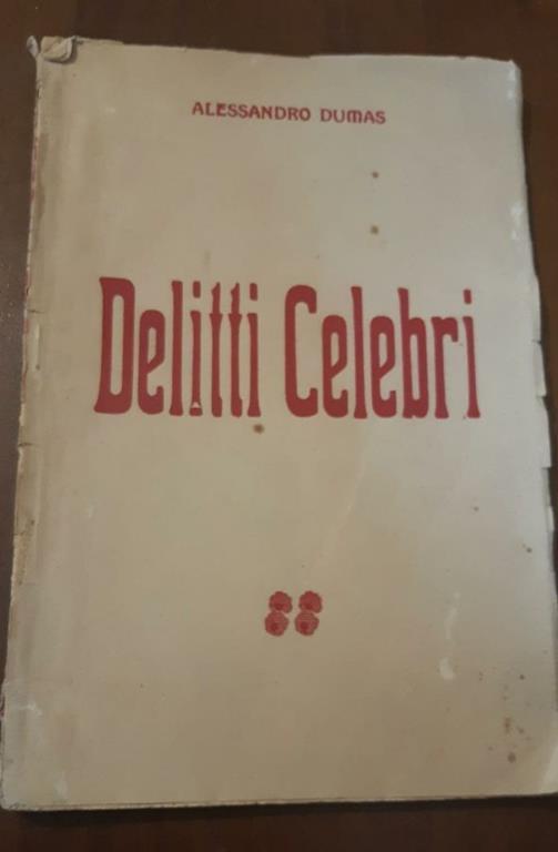 Delitti celebri I Cenci - Alexandre Dumas - copertina