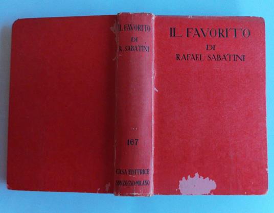 Il favorito - Rafael Sabatini - copertina