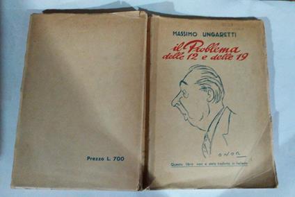 Il problema delle 12 e delle 19 - Massimo Ungaretti - copertina