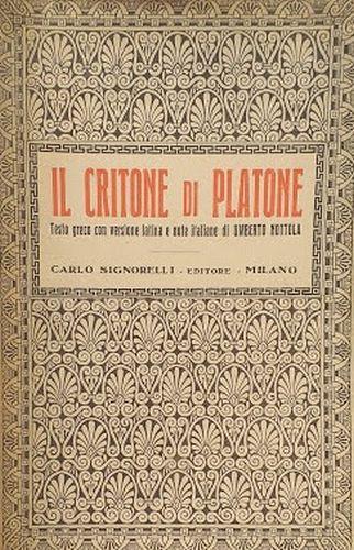 Il Critone di Platone - Platone - copertina