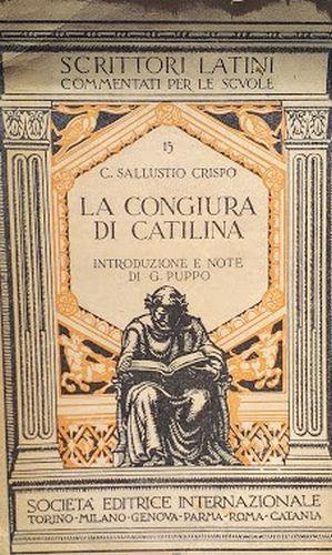 La congiura di Catilina - C. Crispo Sallustio - copertina