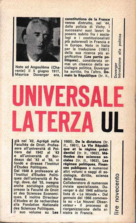 Introduzione alla politica - Maurice Duverger - 2