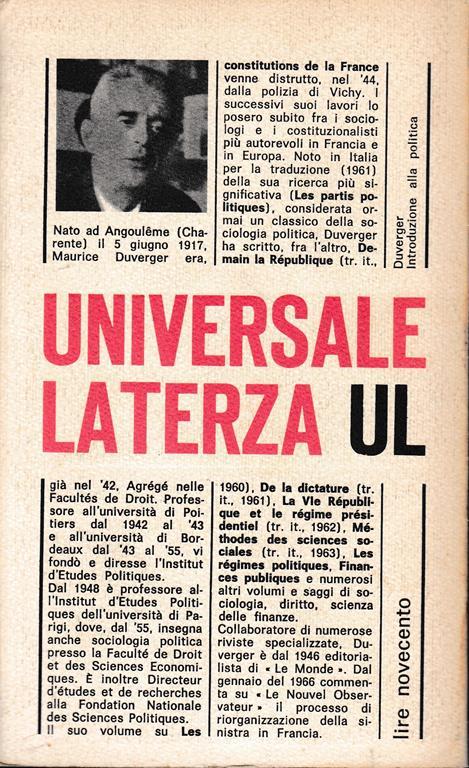 Introduzione alla politica - Maurice Duverger - 2