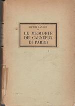 Le memorie dei carnefici di Parigi 1688-1843