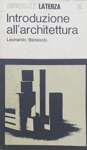Introduzione all'architettura - Leonardo Benevolo - copertina