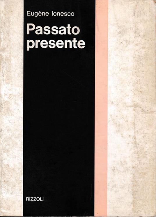 Passato presente - Eugène Ionesco - copertina