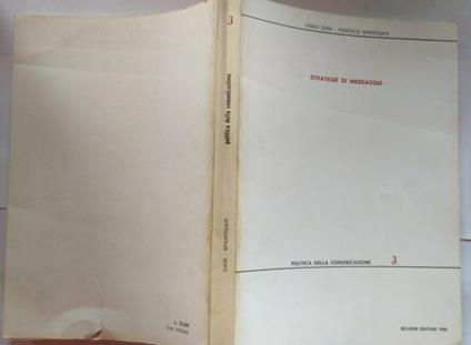 Strategie di messaggio - copertina