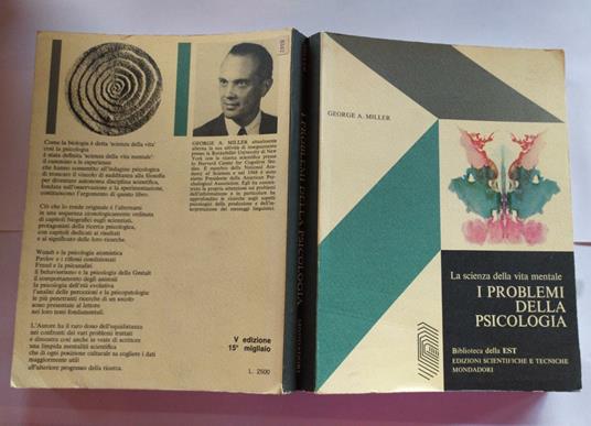 I problemi della psicologia. La scienza della vita mentale - George A. Miller - copertina