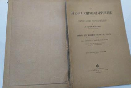La guerra Chino-Giapponese - copertina