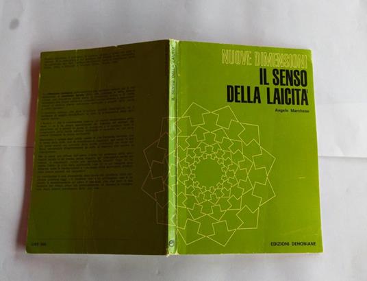 Il senso della laicita' - Angelo Marchese - copertina