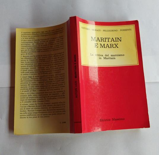 Maritain e Marx - copertina