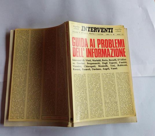 Guida ai problemi dell'informazione - copertina