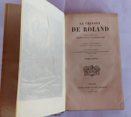 La chanson de Roland - Leon Gautier - copertina