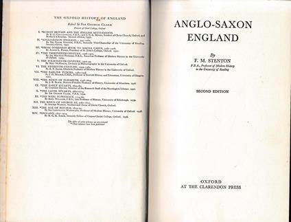 Anglo-Saxon England - copertina
