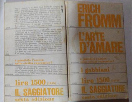 L' arte d'amare - Erich Fromm - copertina