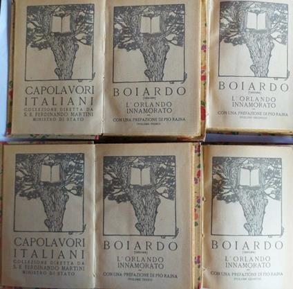 L' Orlando Innamorato Volume I II III IV - Matteo M. Boiardo - copertina