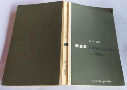 Laicita' politica e chiesa - Tullo Goffi - copertina