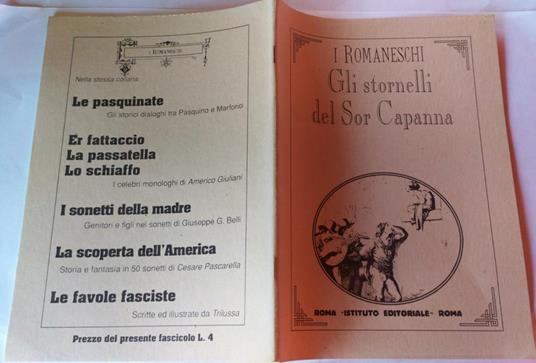 Gli stornelli del Sor Capanna - copertina