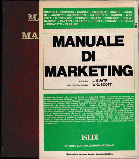 Manuale del Marketing - copertina