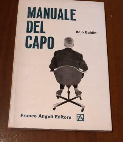 Manuale del capo - Baldini - copertina