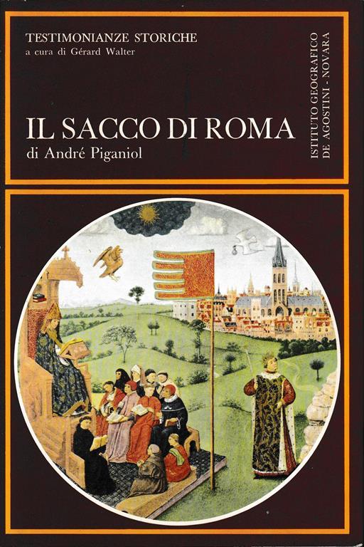 Il sacco di Roma - André Piganiol - copertina
