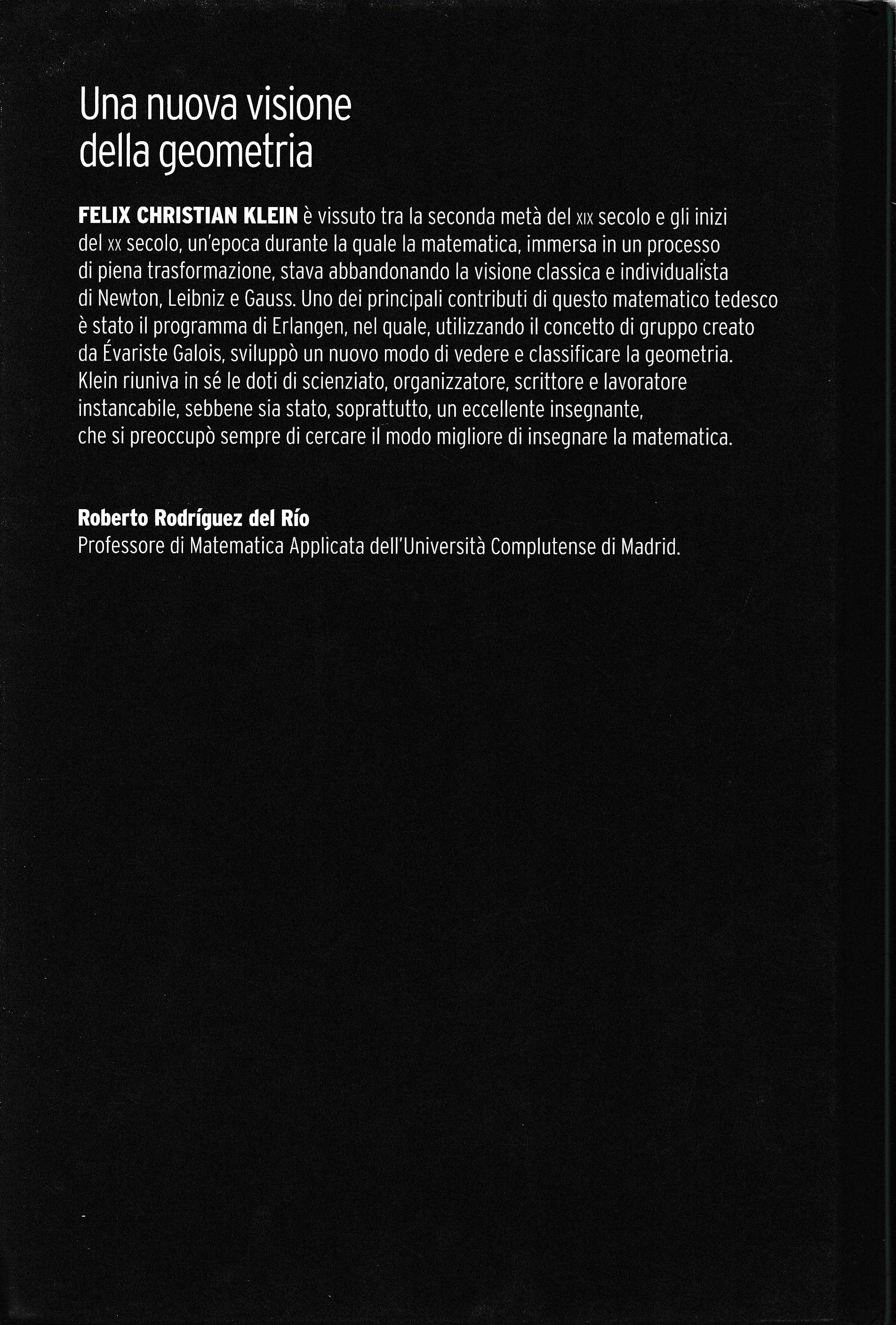Klein. Una nuova visione della geometria