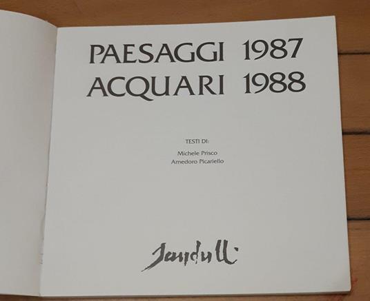 Paesaggi Acquari 1987-1988 - Eugenio Montale - 2