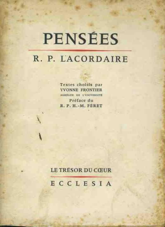 Pensées - copertina