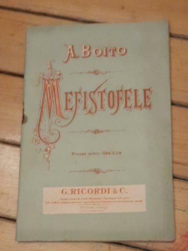 Mefistofele - Arrigo Boito - copertina
