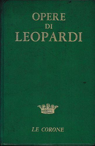 Opere di Leopardi - copertina