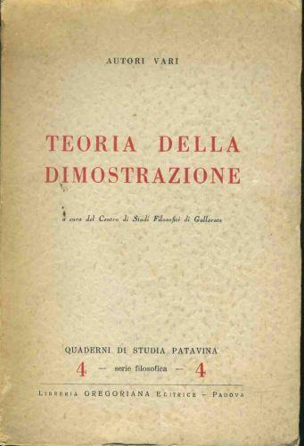 Teoria della dimostrazione - copertina