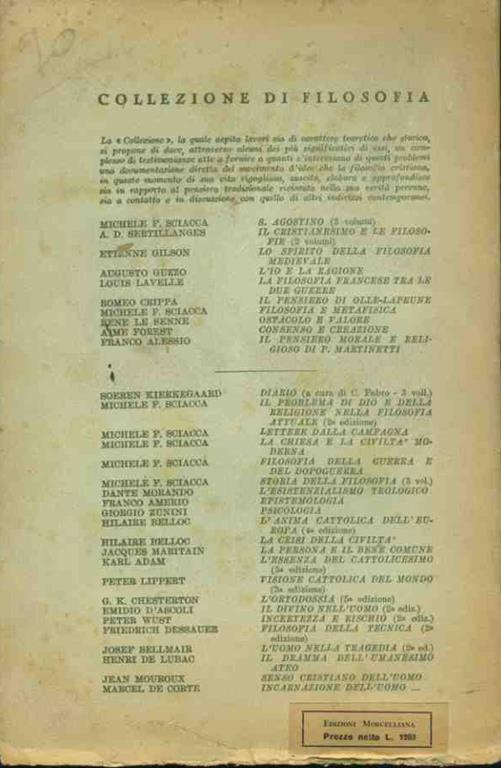 S. Agostino - Michele Federico Sciacca - 2
