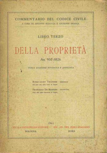 Della proprietà. Libro terzo - Romualdo Trifone - copertina
