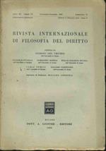 Rivista internazionale di filosofia del diritto. Novembre - Dicembre 1963