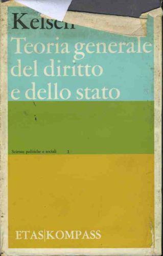 Teoria generale del diritto e dello stato - Hans Kelsen - copertina