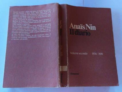 Il diario Volume II 1934/1939 - Nin Anaïs - copertina