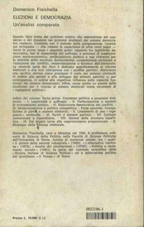 Elezioni e democrazia - Domenico Fisichella - 2