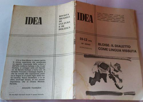 Bloise:Il dialetto come lingua vissuta - copertina