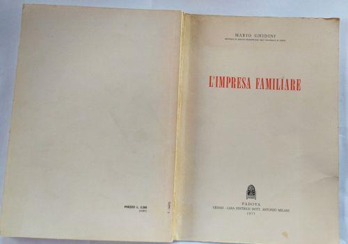 L' impresa familiare - Vincenzo Panuccio - copertina