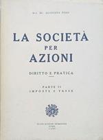 La società per azioni, diritto e pratica: parte II, imposta e tasse