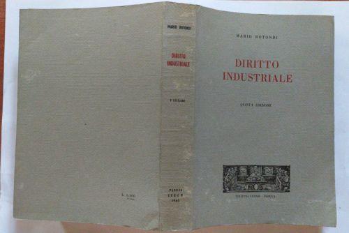 Diritto industriale - Mario Rotondi - copertina