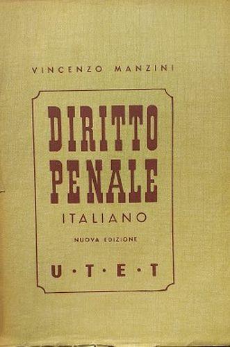Trattato di Diritto Penale Italiano, volume 3 - Vincenzo Manzini - copertina