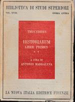 Historiarum. Liber primus, tomo II. Testo in Italiano e Greco