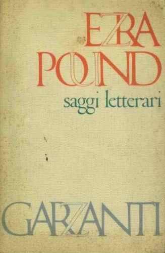 Saggi letterari - Ezra Pound - copertina