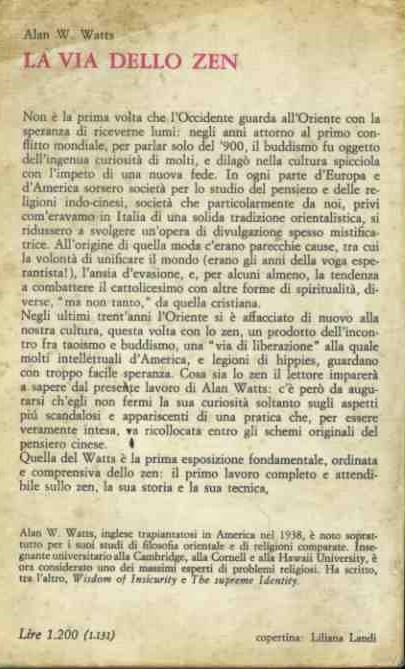 La via dello zen - Alan W. Watts - 2