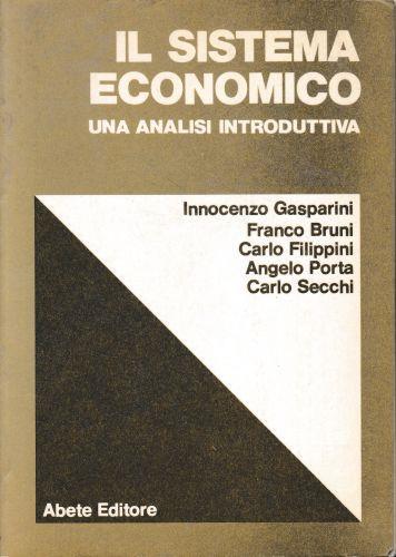 Il sistema economico. Una analisi introdutiva - copertina