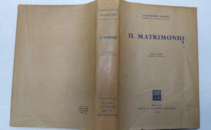 Il matrimonio - Calogero Gangi - copertina