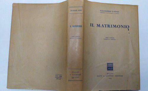 Il matrimonio - Calogero Gangi - copertina